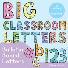 bulletin board letters for the