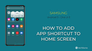 how to add app shortcut to home screen