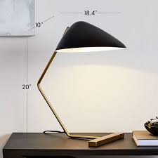 Curvilinear Mid Century Table Lamp 20