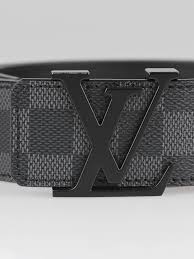 Louis Vuitton 40mm Damier Graphite Canvas Lv Initals Belt