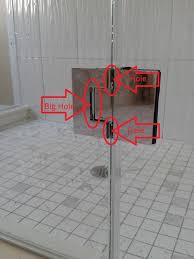 Glass Shower Door Hinges With Wide Gaps