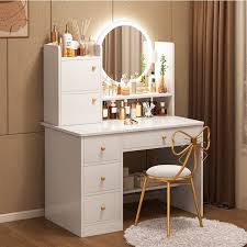 led vanity table with mirror 128 130cm