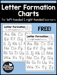 letter formation charts lh and rh