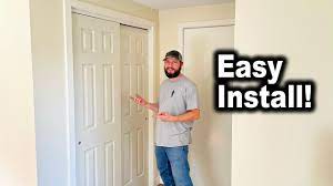 install sliding byp closet doors