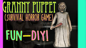 horror video game into a paper puppet