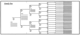 Blank Family Tree Chart Kit 6 Different Sizes Types