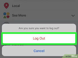 Click on log out, and you're all set! 4 Easy Ways To Log Out Of Facebook Wikihow