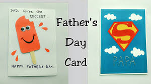 Kids can color it in and add notes to make a very sweet card for dad: 2 Father S Day Card Ideas For Kids Father S Day Card Ideas Father S Day Card Making Youtube