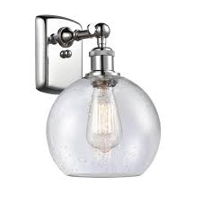 Light Polished Chrome Wall Sconce