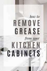 how to remove grease from your kitchen