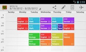 My Class Schedule Timetable Sixth Grade Success Pinterest