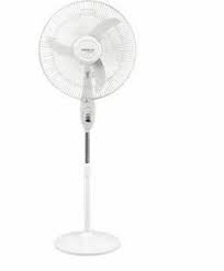 white plastic havells pedestal fan