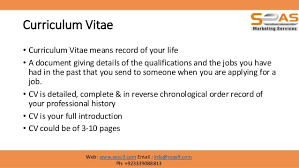 CV is short for Curriculum Vitae  which means  a brief description     wikiHow