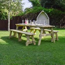 Oakham Rounded Picnic Table And Bench