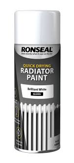 Ronseal Q D Radiator Spray Paint White