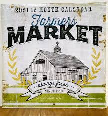 These desk calendars are made for 2021 so you can get a. Farmers Market 2021 Calendar Bestseller Farmhouse Decor Country Style Wall Decor Diy Craft Projects Farmhouse Crafts Country Crafts Gifts Diy Calendar Wall Calendar Craft Farmhouse Crafts