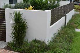 Front Yard Modern Wall And Fence