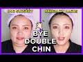 double chin disappears with k beauty