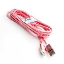 6 Braided Lightning Compatible Cable Medium Length Black Gray Pink Smashdiscount Com