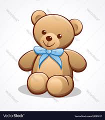 simple cute teddy bear royalty free
