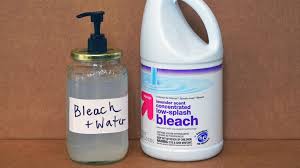 diluting bleach for cleaning your kitchen