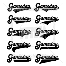 Svg, png, dxf, eps and pdf file types compatible with silhouette studio, cricut design space, scan n cut, adobe illustrator and other cutting and design programs so fontsy standard commercial use license it's game day y'all Trw Gameday Font Vattf Trwgamedayfont
