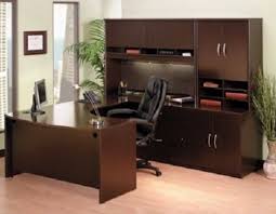 Over 200 desktops & 40 frame choices. U Shaped Office Desk With Hutch Bush Cor053