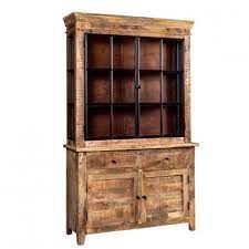 etienne solid wood display cabinet in
