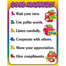 Details About Good Manners Friendly Chart Teachers Friend Tf 2229