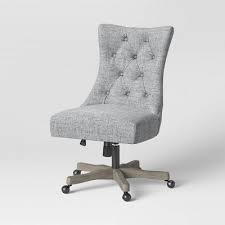Vintage herman miller eames elephant grey swivel desk chair. Atkins Tufted Back Office Chair Light Gray Threshold Target