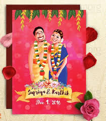chettinad south indian wedding card at