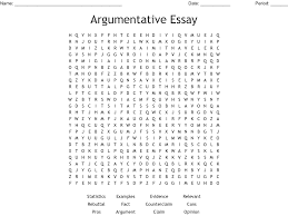 arguments word search wordmint argumentative essay word search