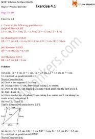 NCERT Solutions for Class 8 Maths Ch 4 Practical Geometry Exercise 4.1