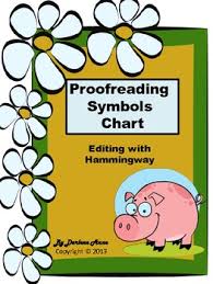 Free Proofreading Symbols Chart Editing With Hammingway
