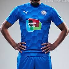 Although some sources suggest stockport wore blue and white during their early career, the club county's early career in the football league was a disaster. 20 Teamwear First With New Logo Supplier Stockport County 20 21 Kits Released Footy Headlines