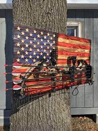 36x20 Rustic American Flag Compound Bow