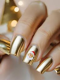 10 easy christmas nail designs give