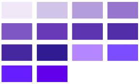 Deep Purple Material Design Color Chart Color Name Identifier