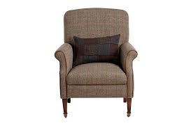 tetrad bowmore harris tweed armchair