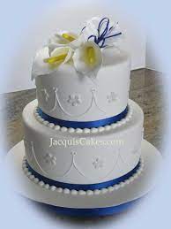 Wedding cake/anniversary cake/valentines cake decoration design ideas with rose flower music: 1 Layer Royal Blue Wedding Cake Designs Addicfashion