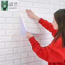 China 3d Pe Foam Wallpaper Brick