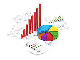 Financial Charts Stock Illustration Illustration Of