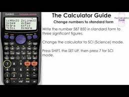 Fx 83gt Standard Form Calculator
