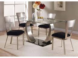 Camille Glass Top Dining Table With