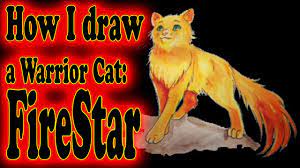 how i draw a warrior cat you