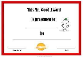 Printable Award Certificates For Students Kids Template