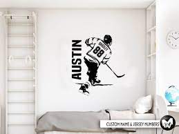 Hockey Custom Vinyl Wall Decal