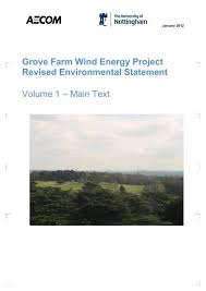 grove farm wind energy project revised