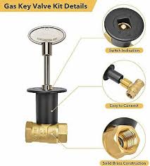 Gas Shut Off Valve Key Kit For Fire Pit