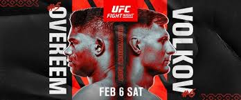 Can 'reem continue quest for gold? How To View The Ufc Fight Night Overeem Vs Volkov Boxing Sports Jioforme